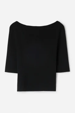 Boatneck Rib Top
