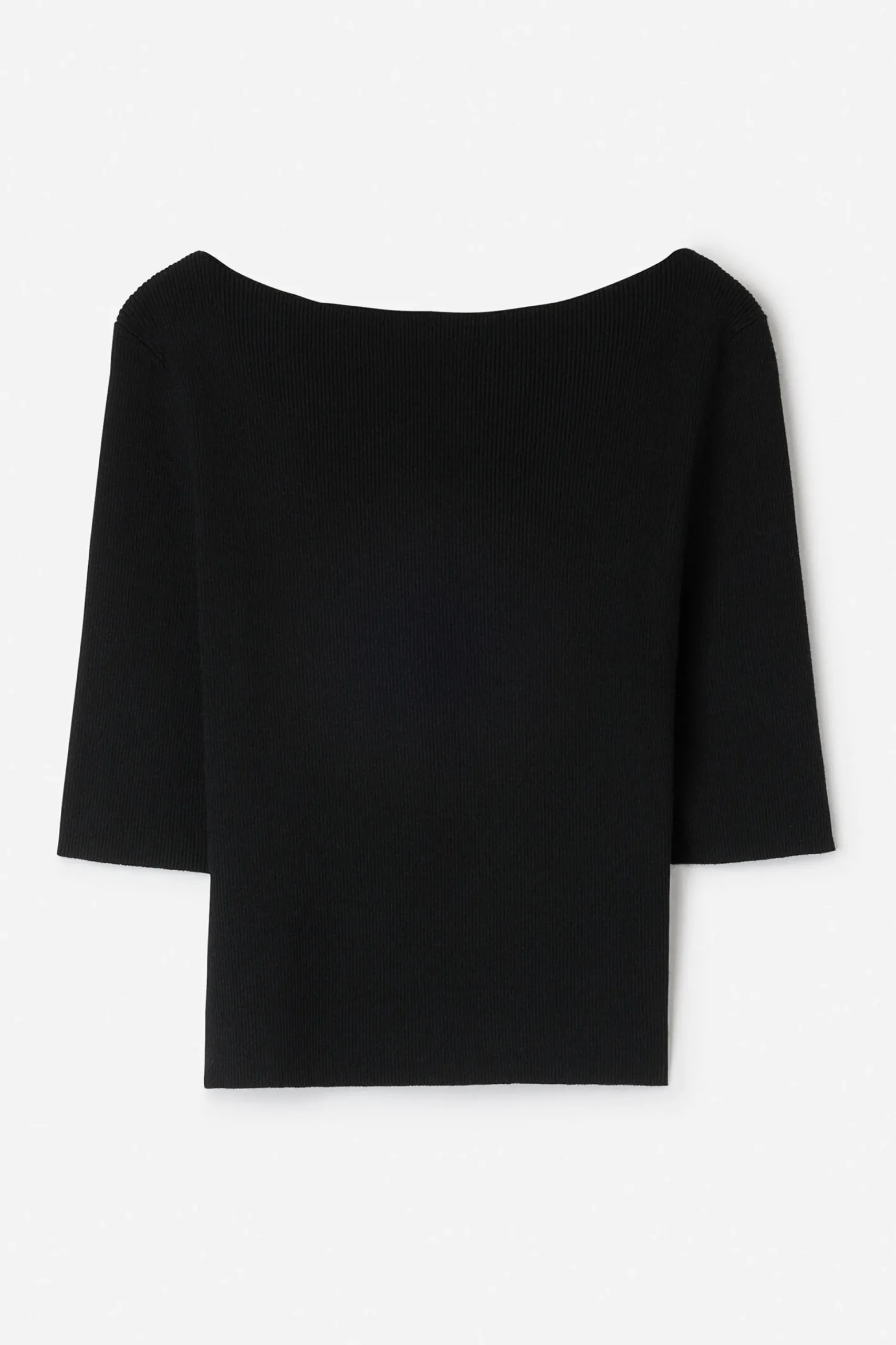Boatneck Rib Top