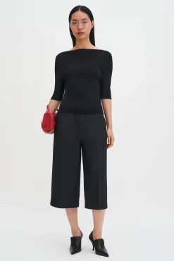 Boatneck Rib Top