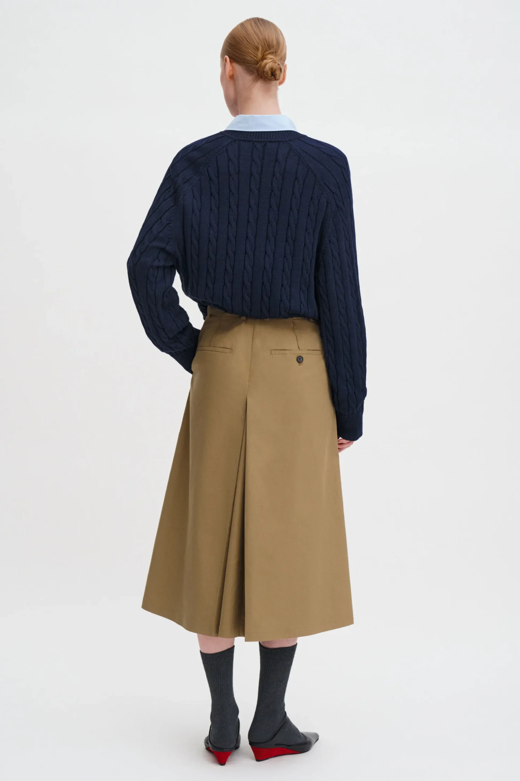 Box Pleat Skirt