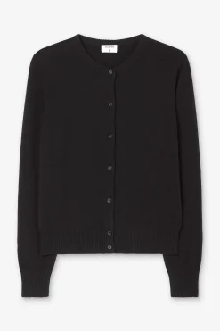 Cashmere Crewneck Cardigan