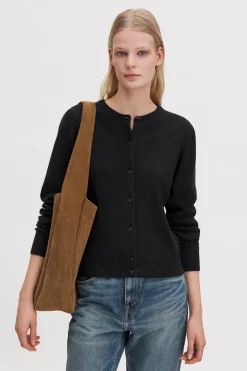 Cashmere Crewneck Cardigan