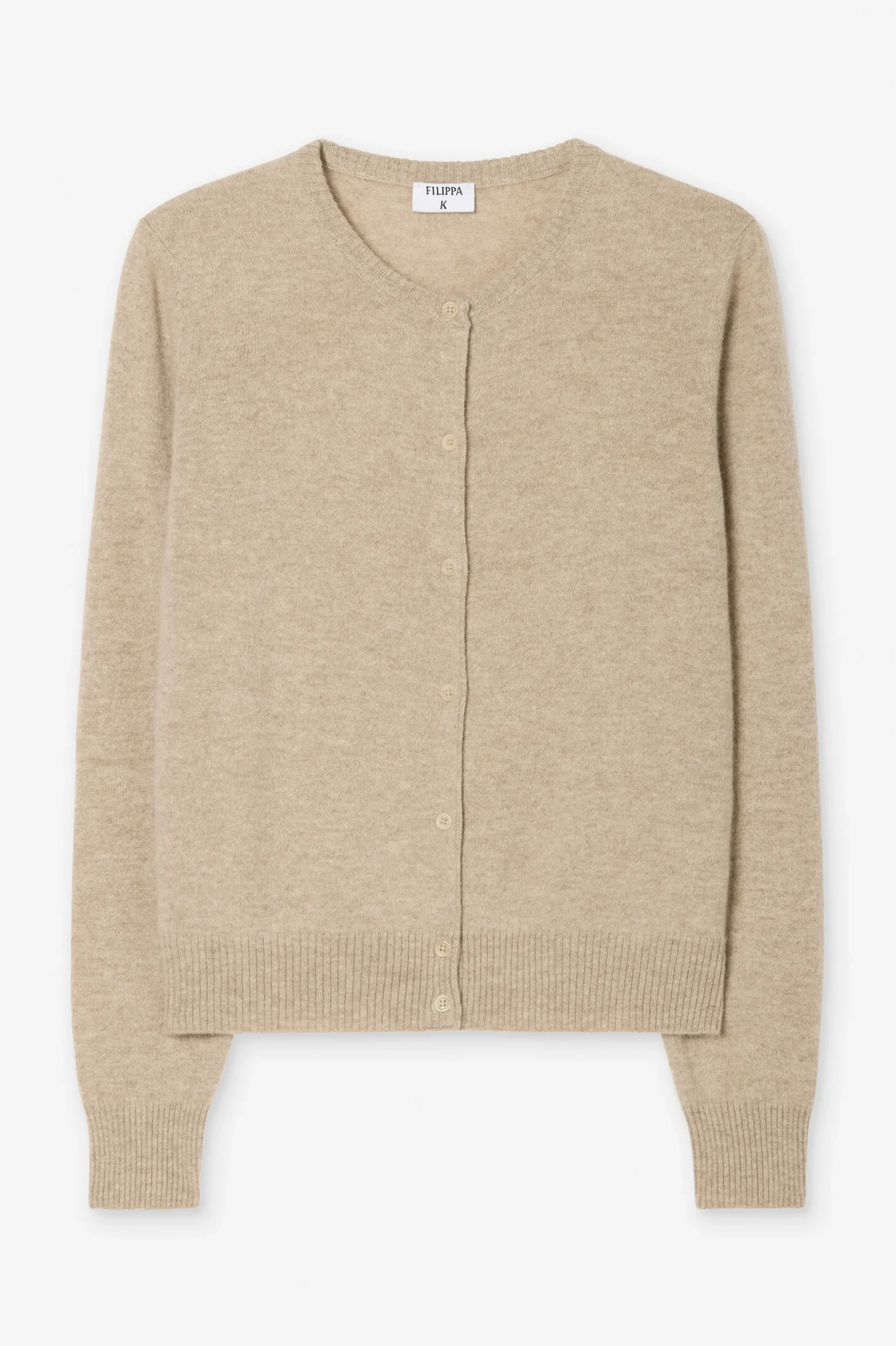 Cashmere Crewneck Cardigan