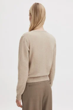 Cashmere Crewneck Cardigan