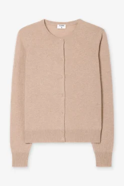 Cashmere Crewneck Cardigan