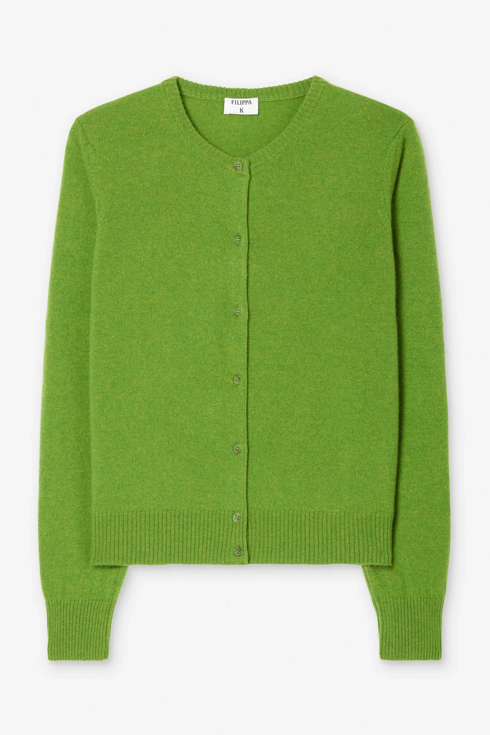 Cashmere Crewneck Cardigan