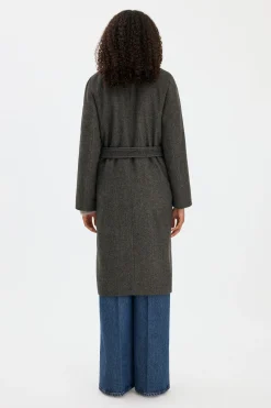 Charlotte Twill Belted Coat