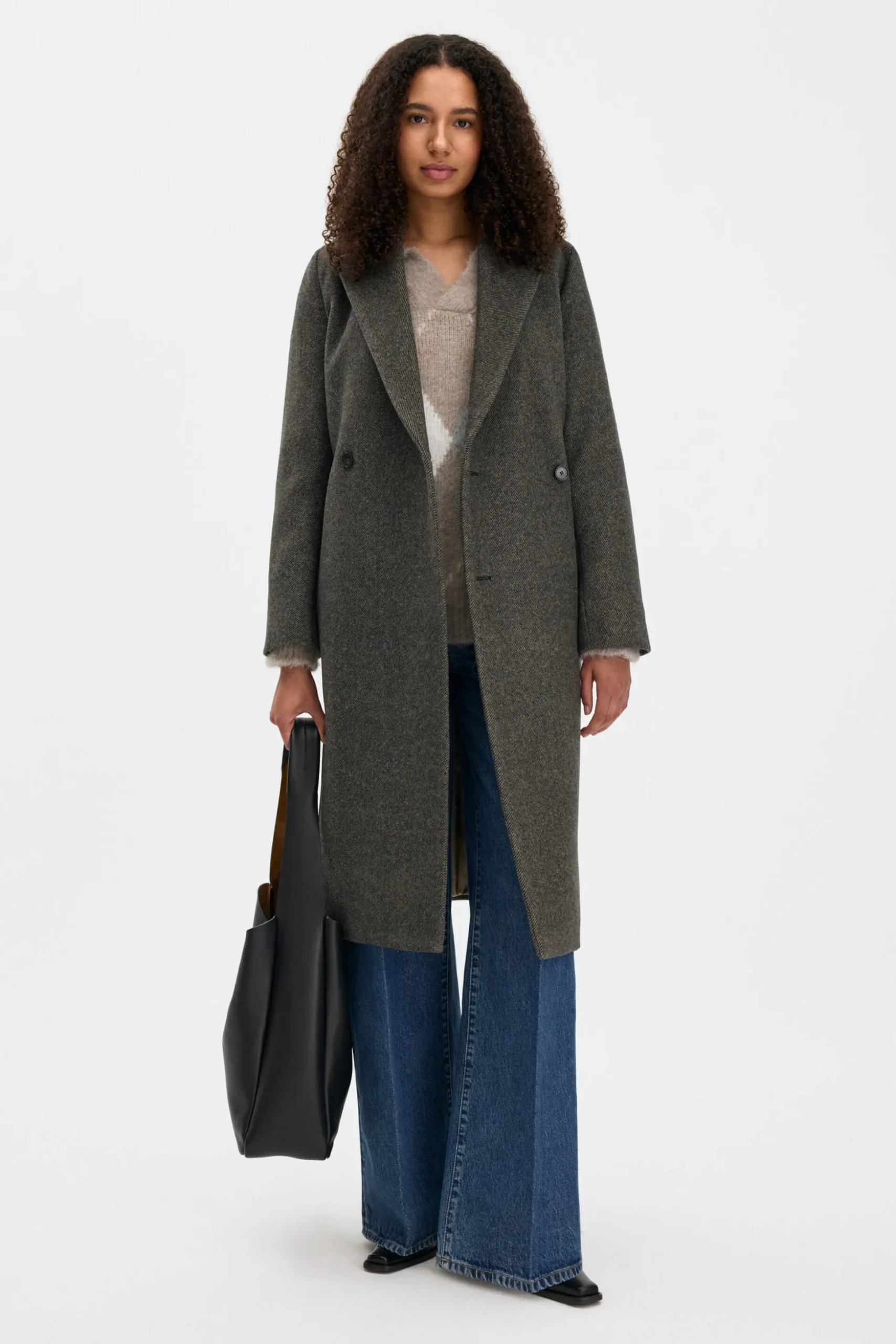 Charlotte Twill Belted Coat