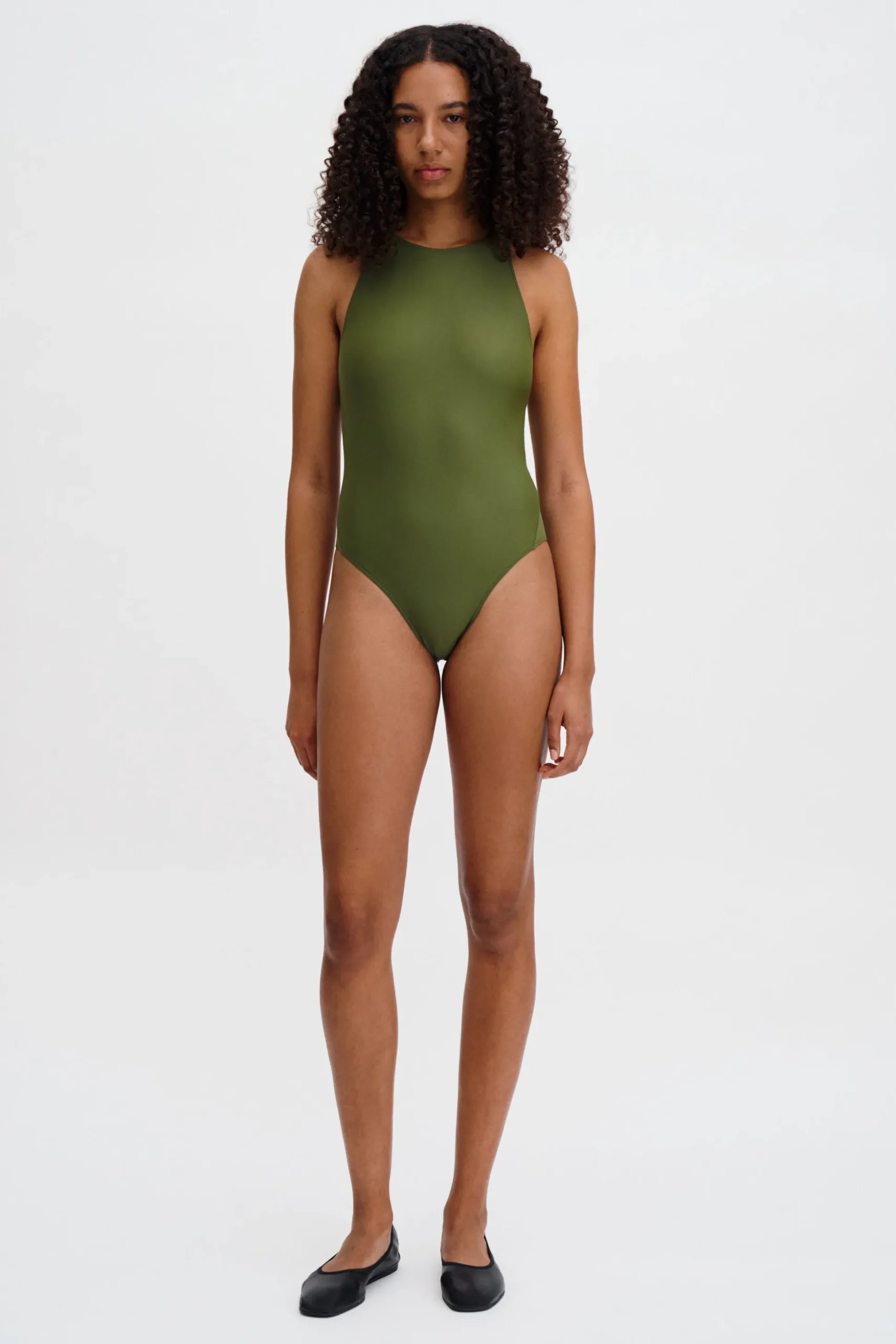 Cross-Back Swimsuit