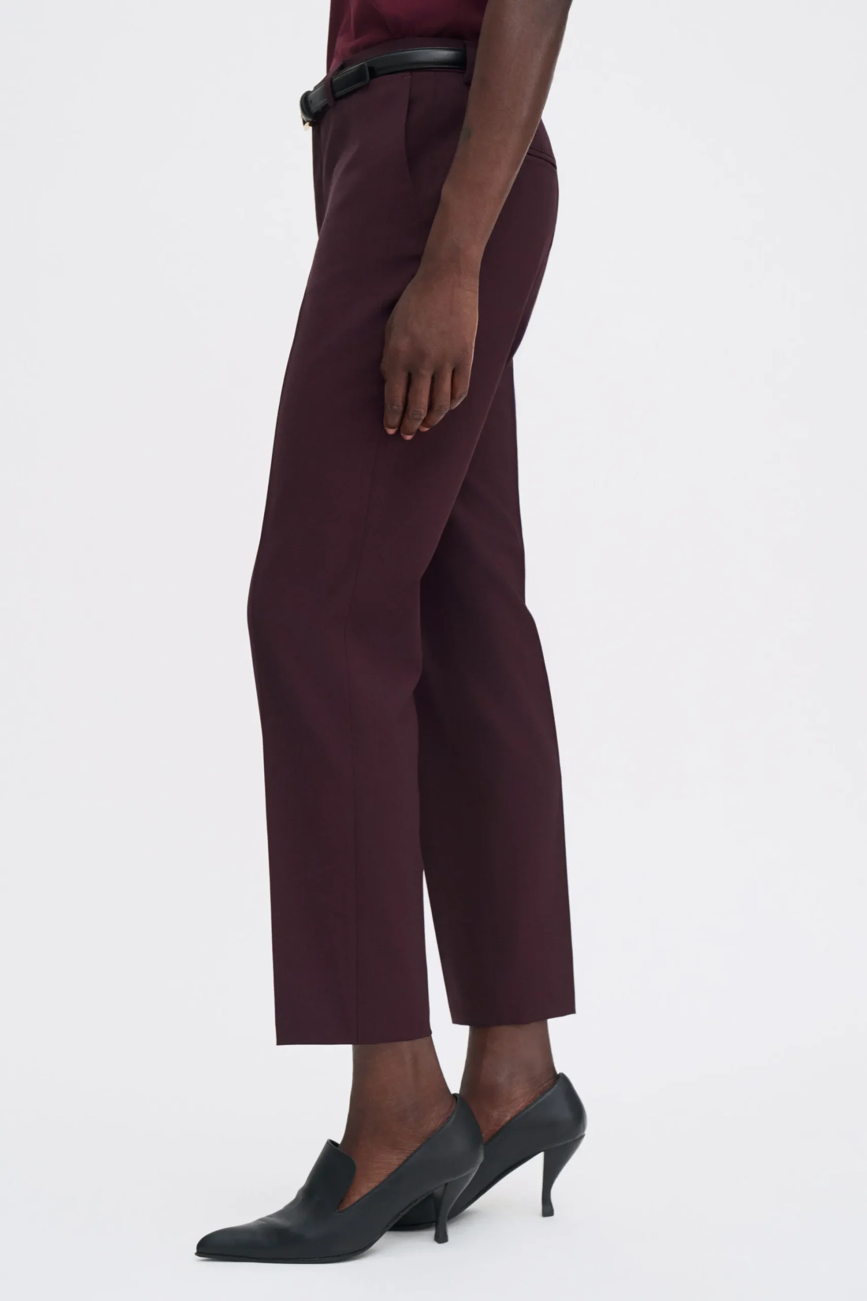 Emma Cropped Cool Wool Trouser