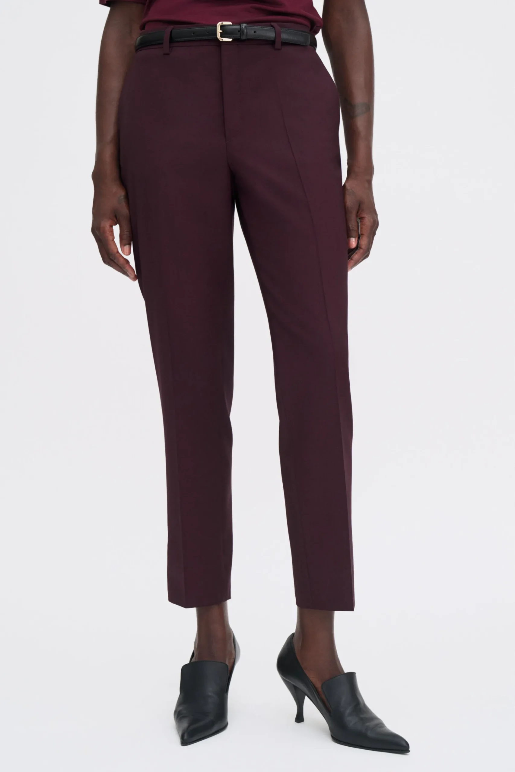 Emma Cropped Cool Wool Trouser