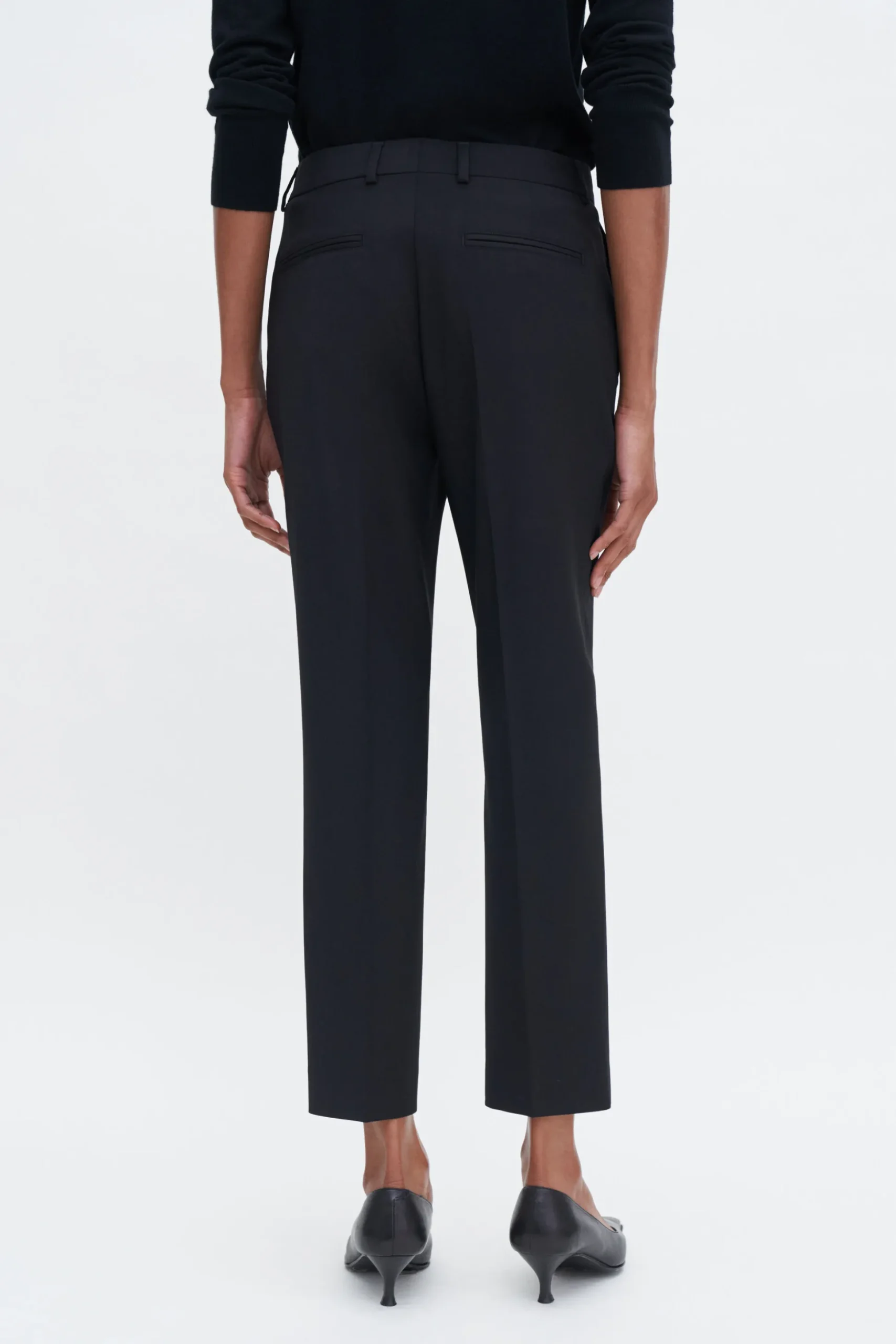 Emma Cropped Cool Wool Trouser