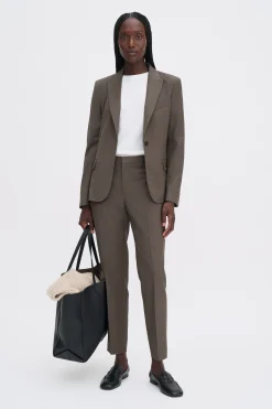Emma Cropped Cool Wool Trousers