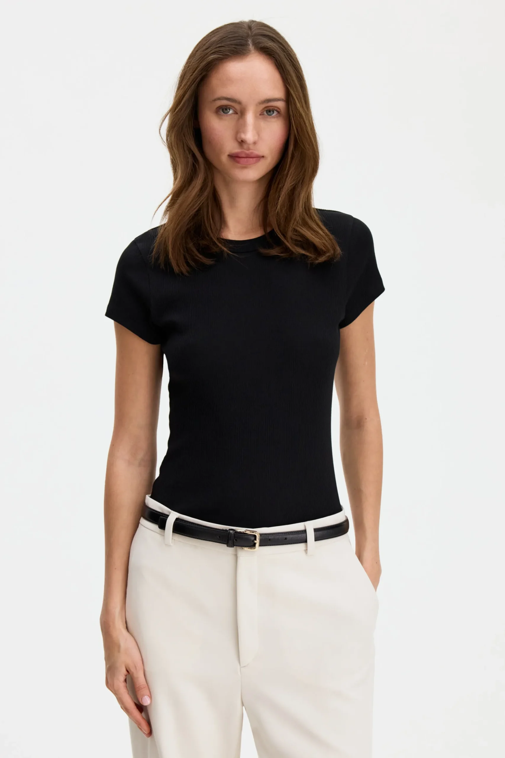Fine Rib Tee