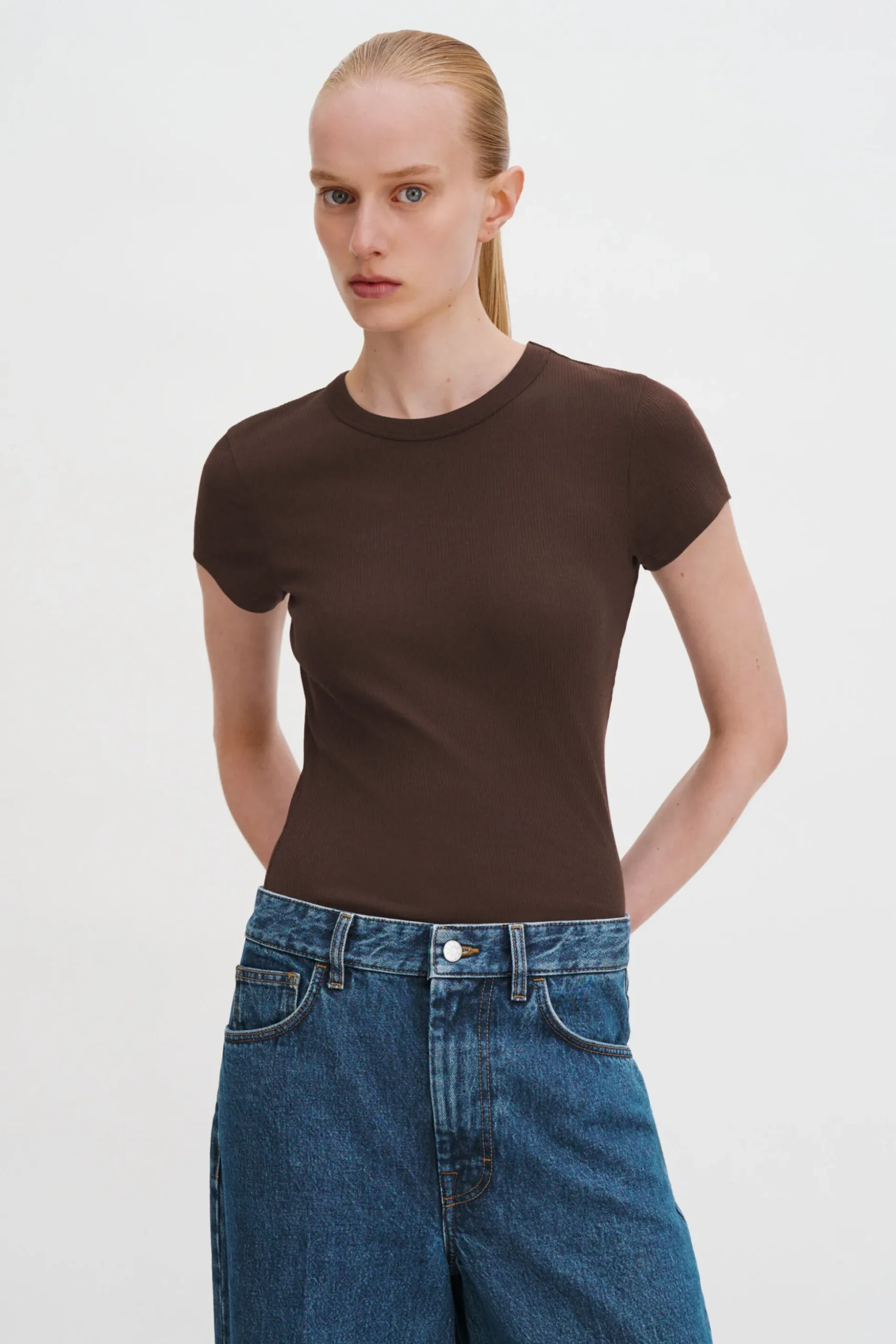 Fine Rib Tee