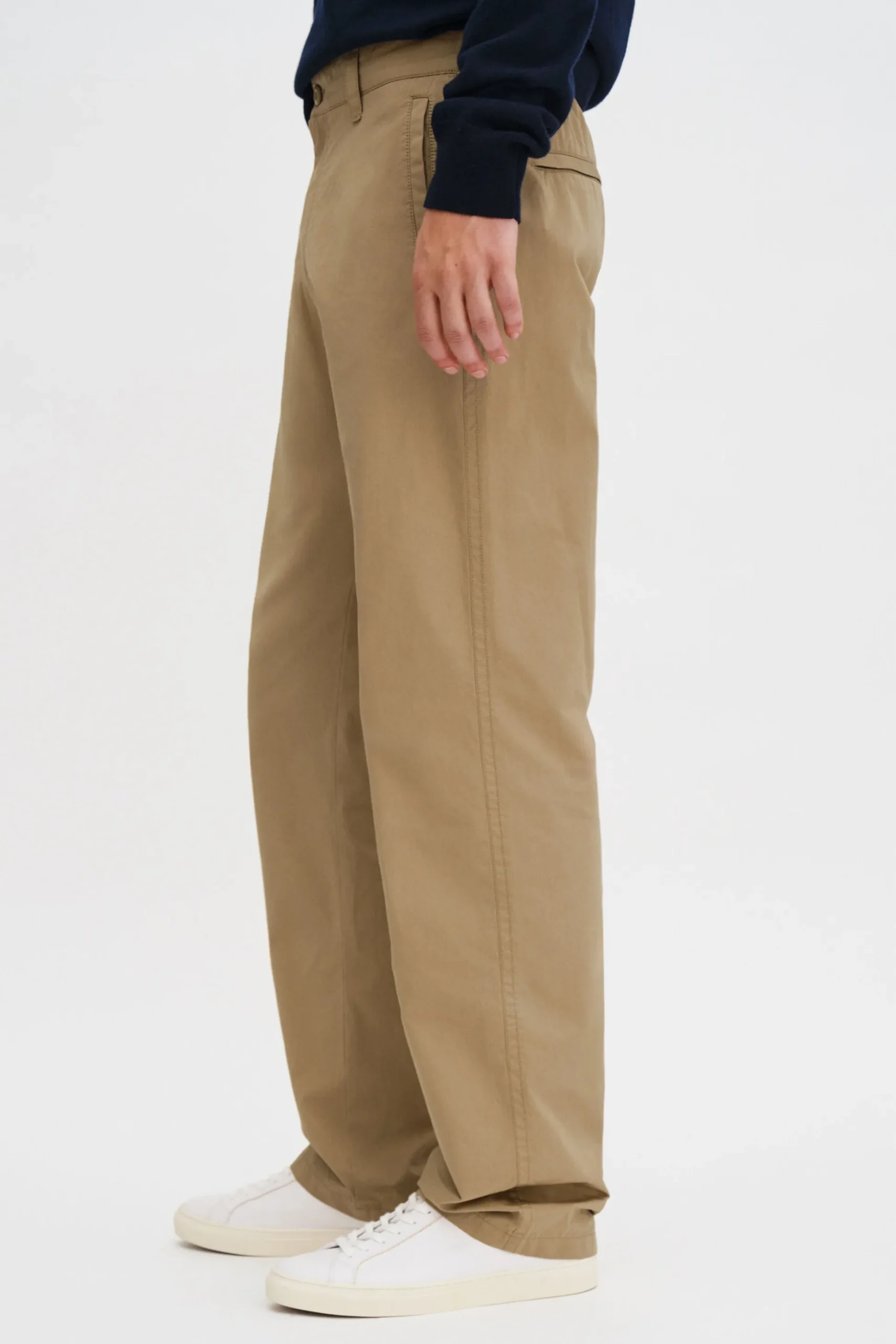 Flynn Washed Cotton Trousers