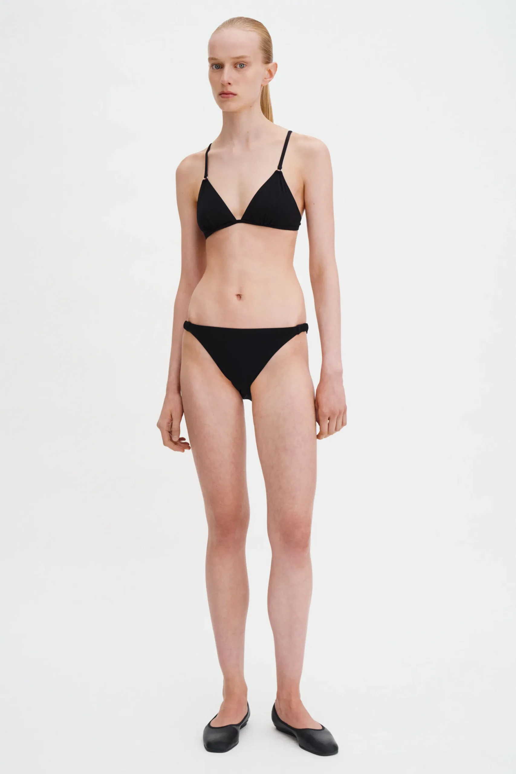 Gathered Back Bikini Top