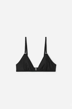 Gathered Back Bikini Top