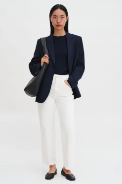 High Waisted Cropped Jeans