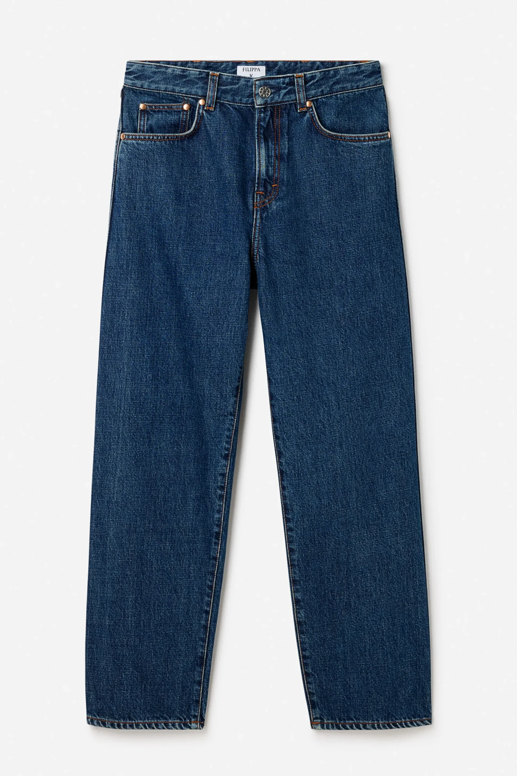 High Waisted Cropped Jeans
