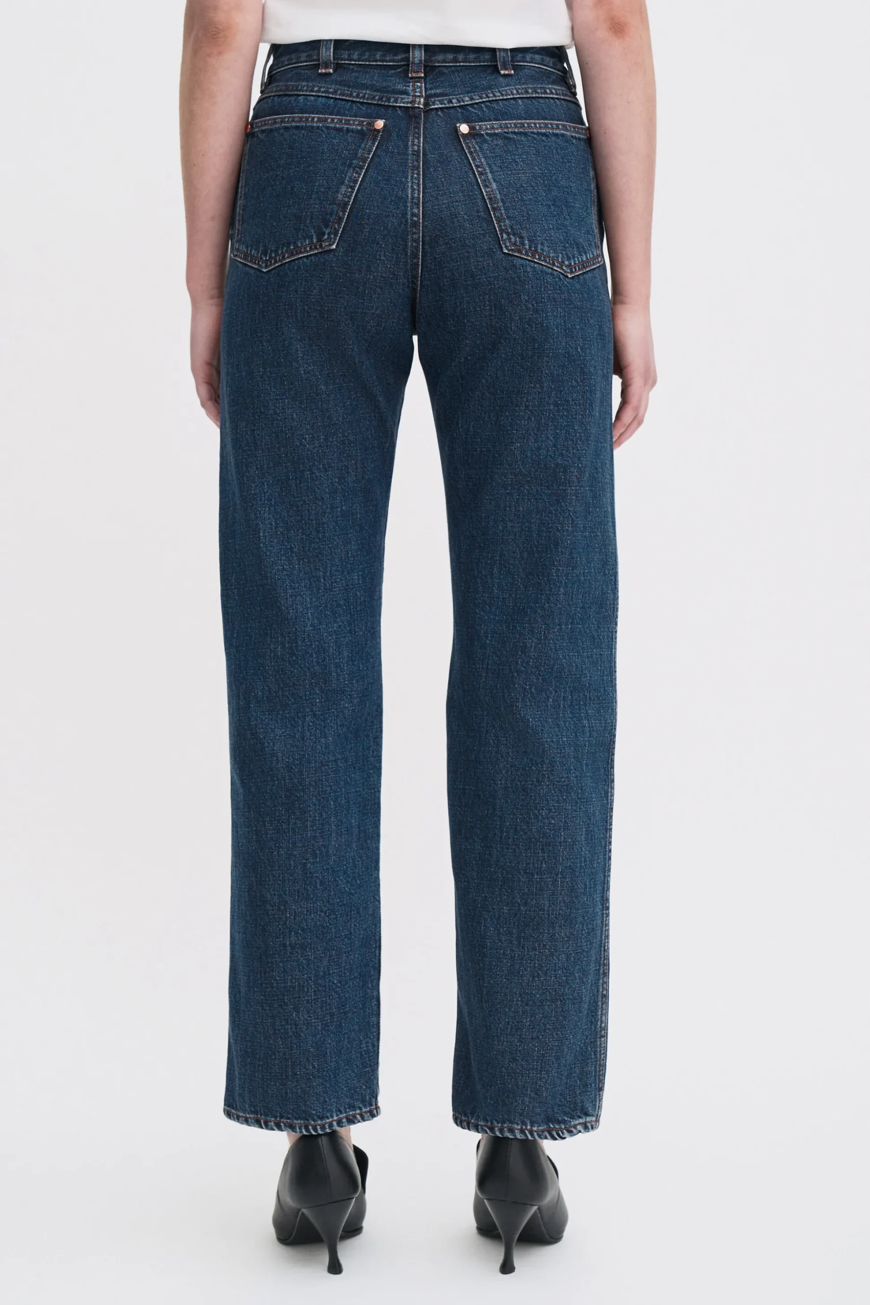 High Waisted Cropped Jeans