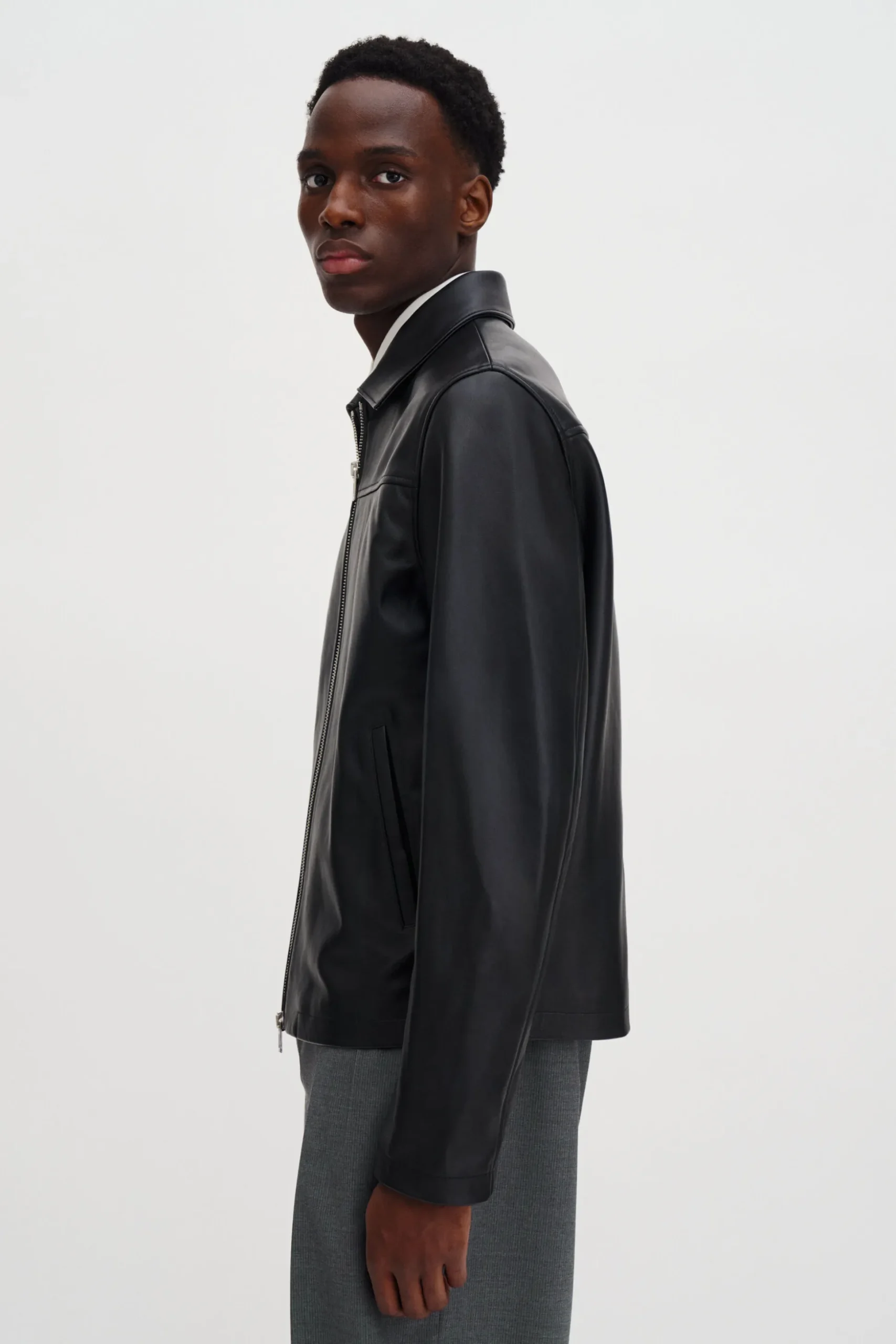 Leather Coach Jacket