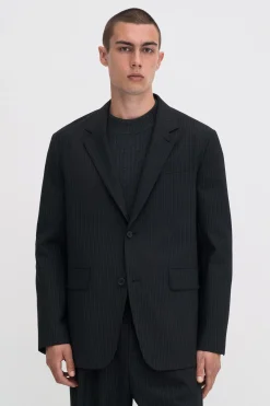 Mathias Pinstripe Blazer