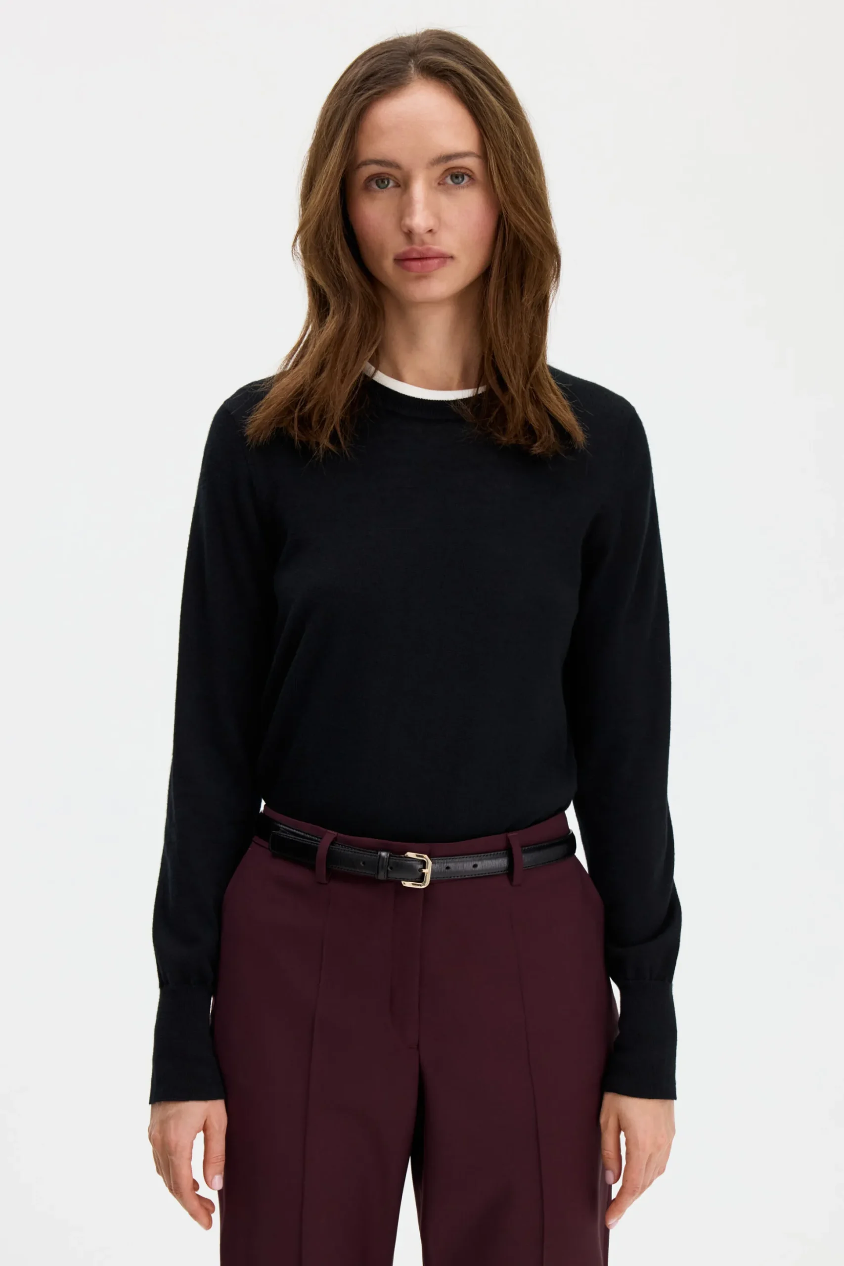 Merino R-neck Sweater