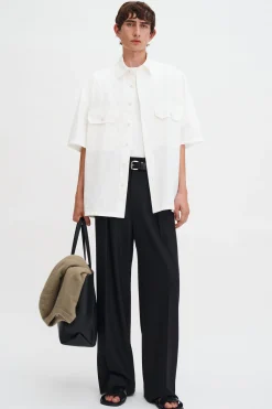 Oversized Washed Cotton Shirt