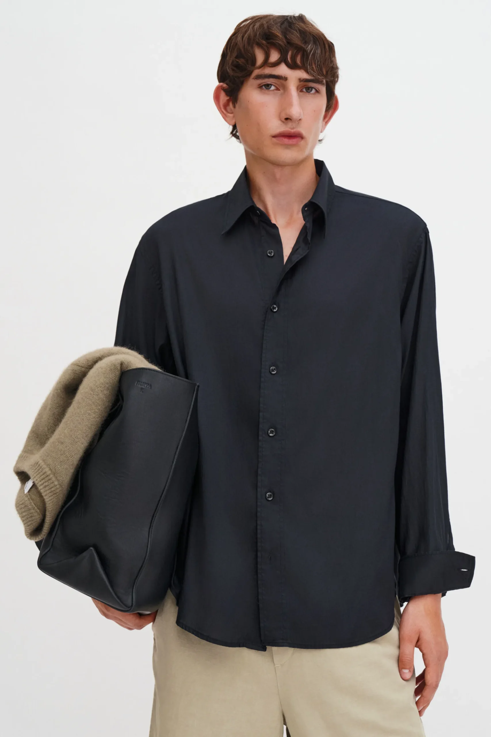 Relaxed Voile Shirt