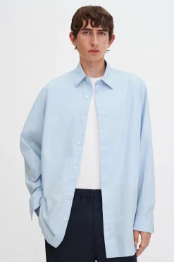 Rolled Sleeve Cotton Shirt