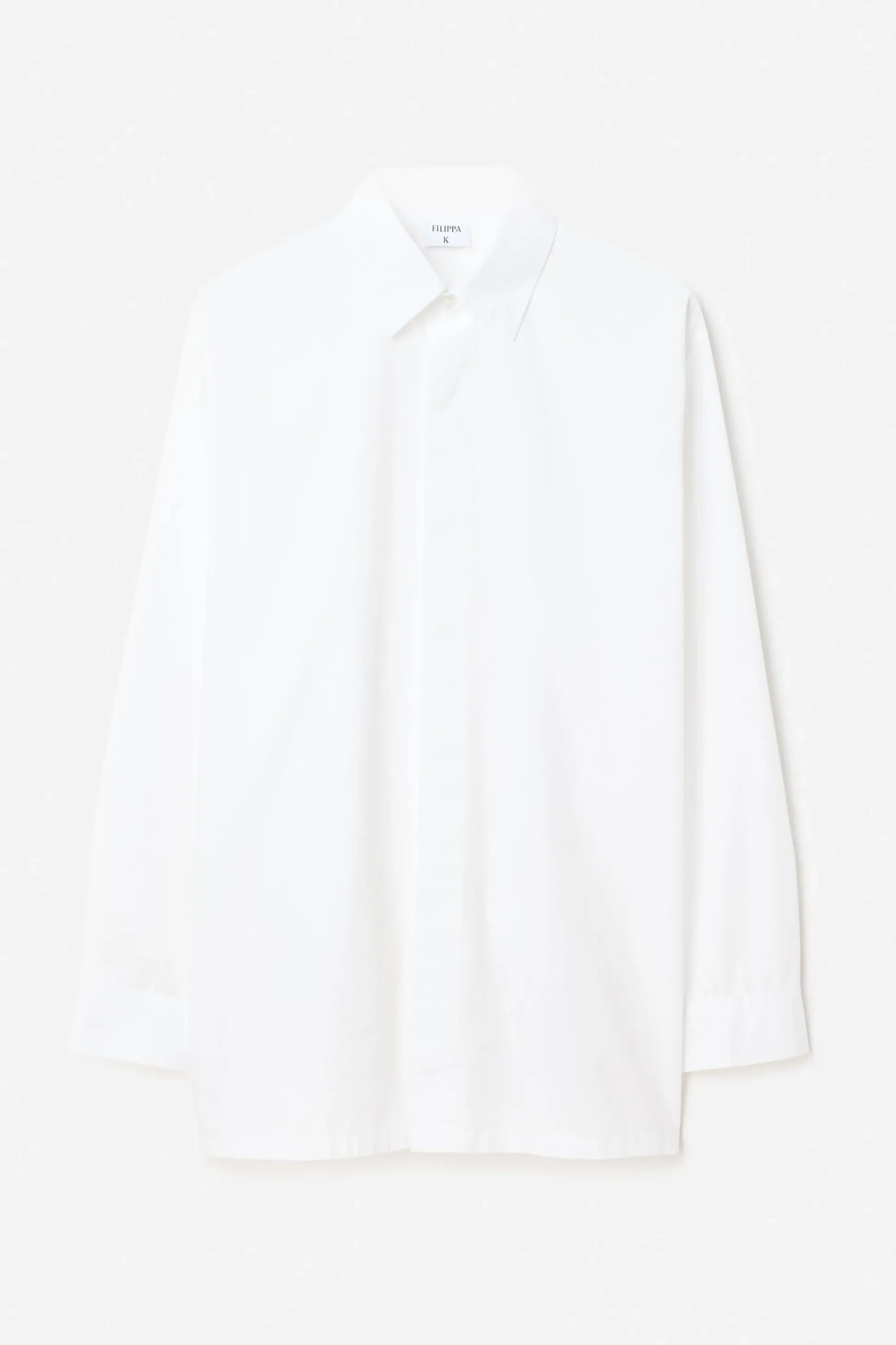 Rolled Sleeve Cotton Shirt