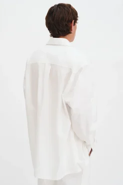 Rolled Sleeve Cotton Shirt