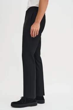Slim Tapered Wool Trousers
