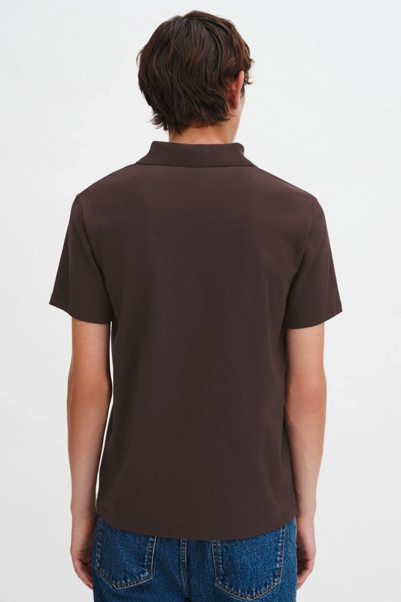 Stretch Cotton Polo T-Shirt