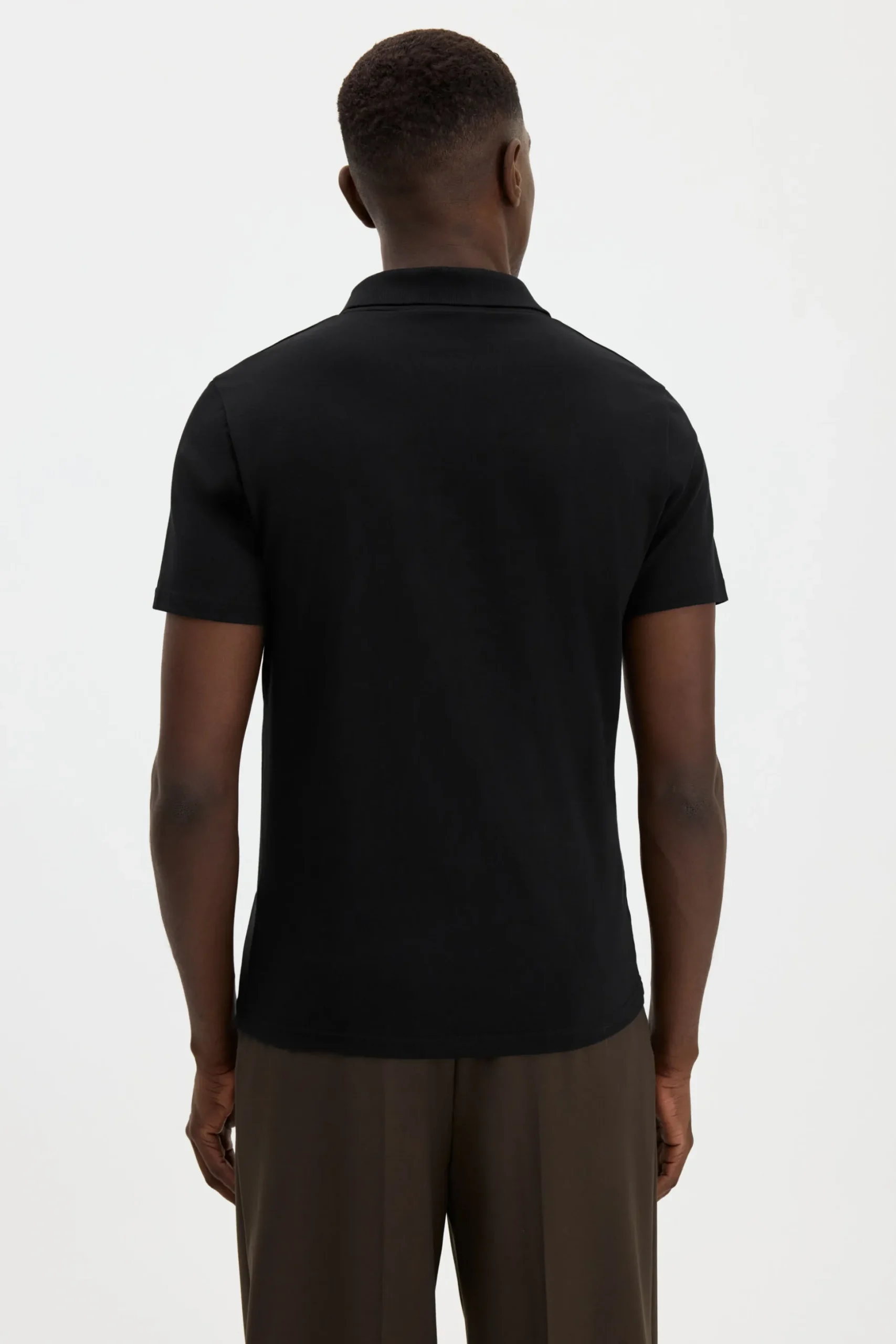 Stretch Cotton Polo T-Shirt