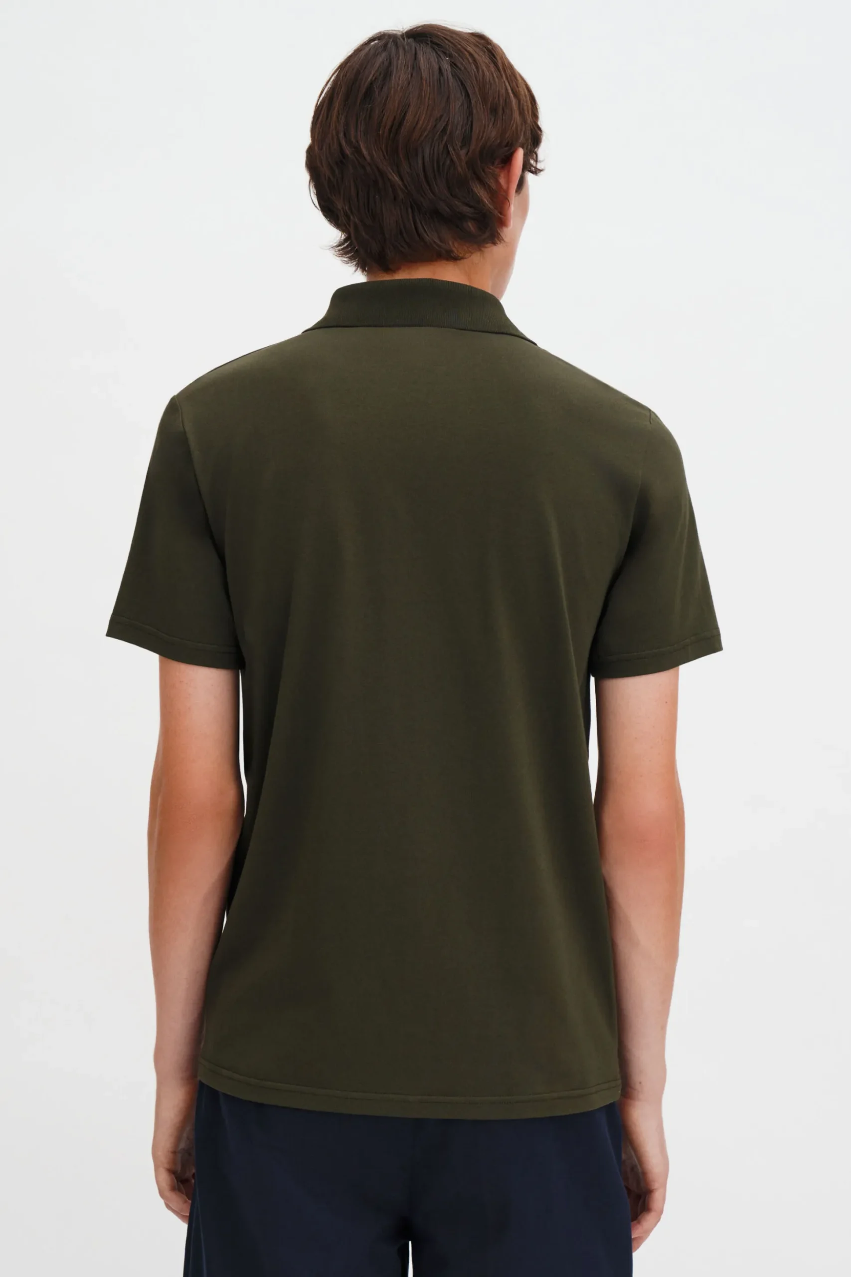 Stretch Cotton Polo T-Shirt