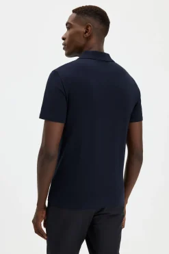 Stretch Cotton Polo T-Shirt