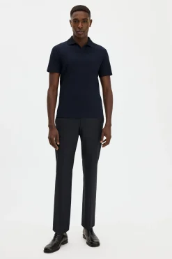 Stretch Cotton Polo T-Shirt