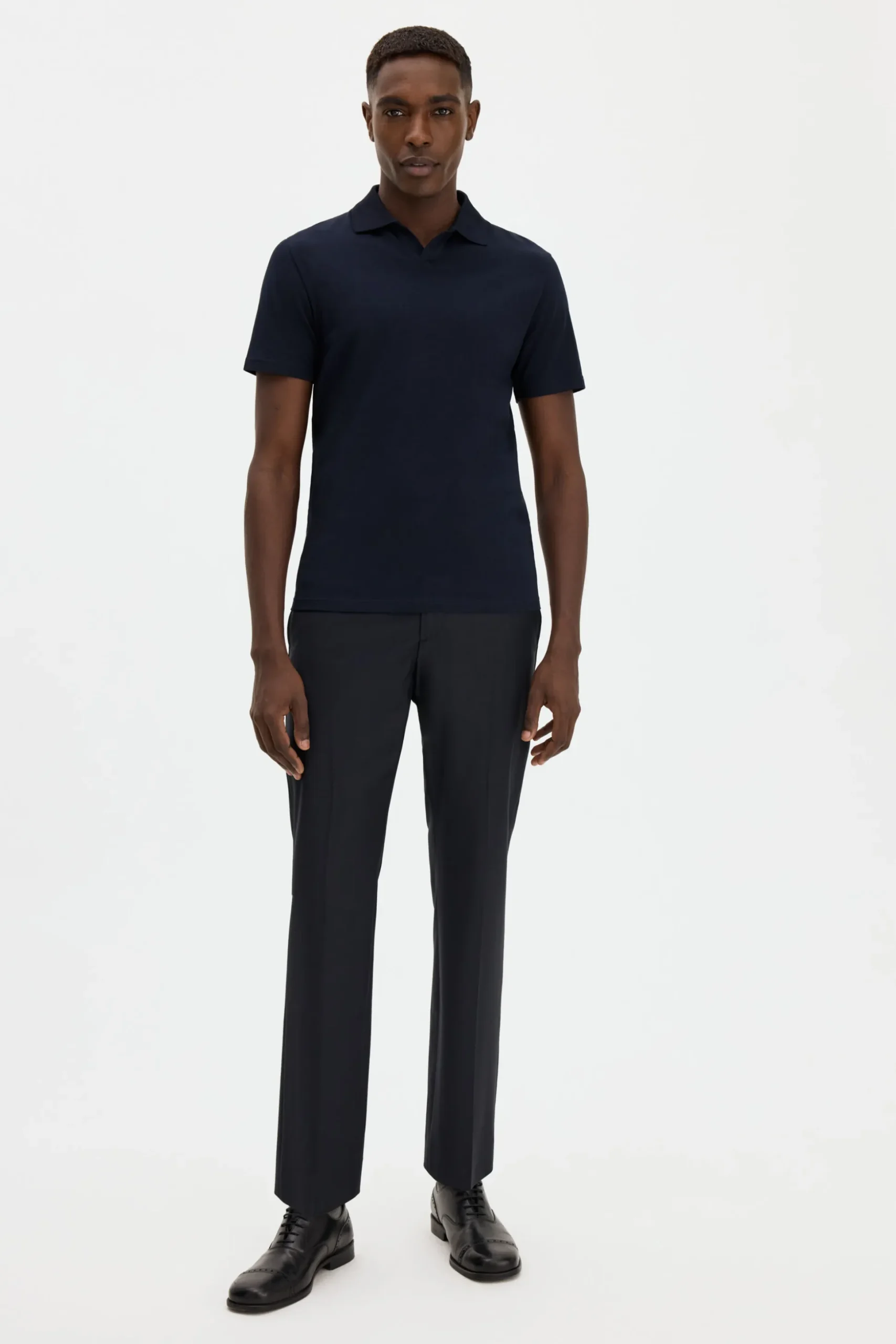 Stretch Cotton Polo T-Shirt