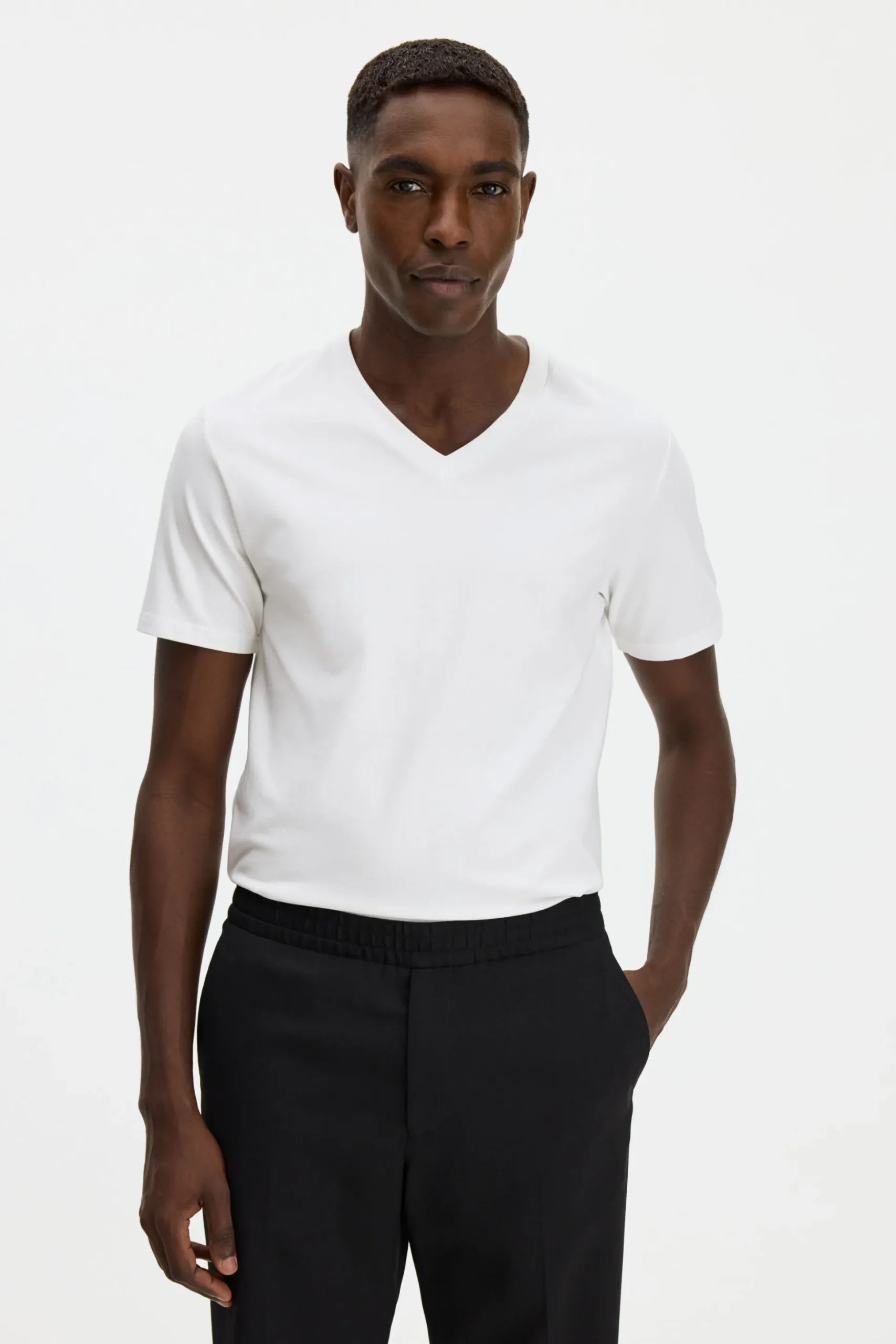 Stretch V-Neck Tee