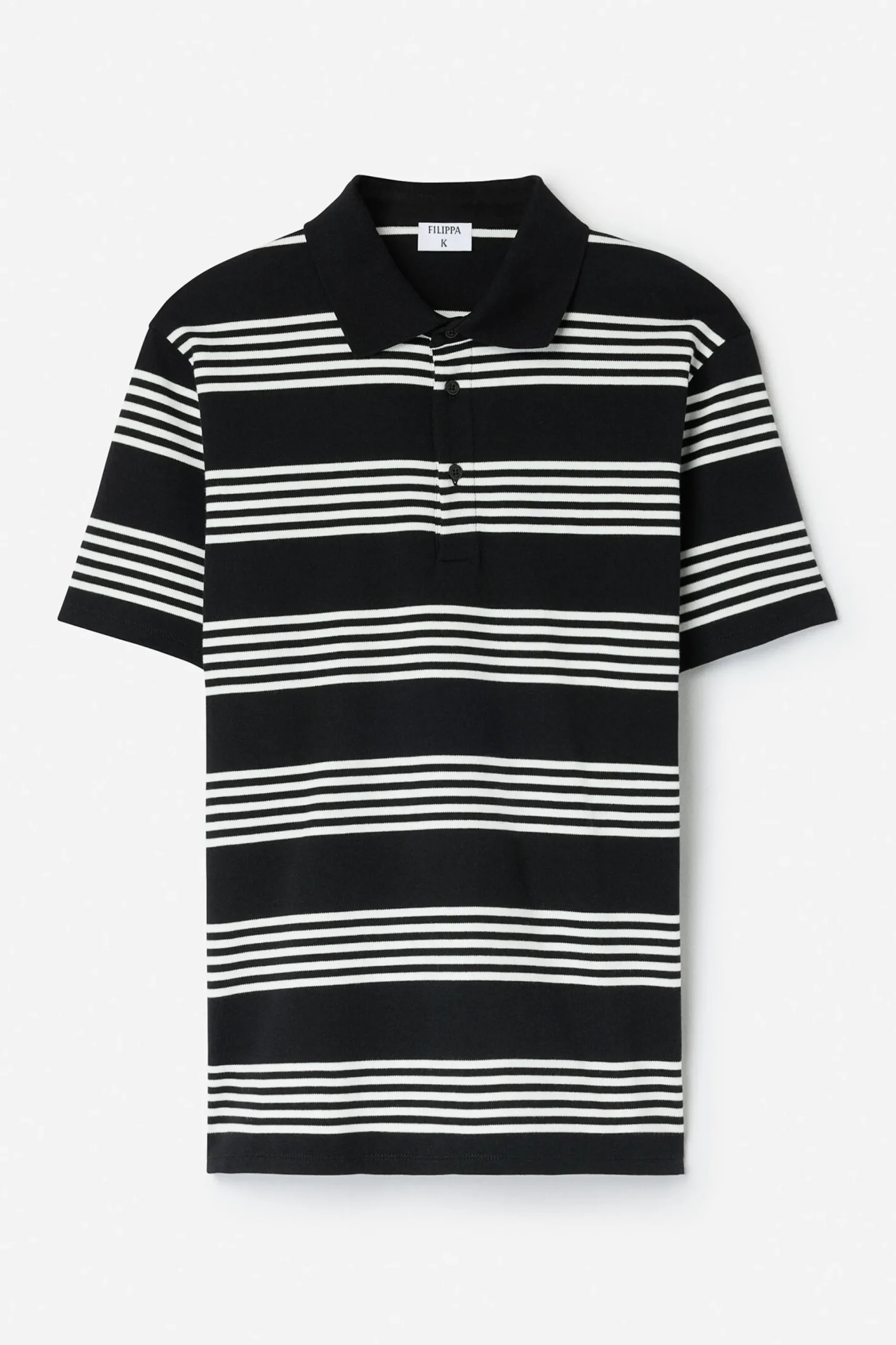 Striped Jersey Polo Shirt
