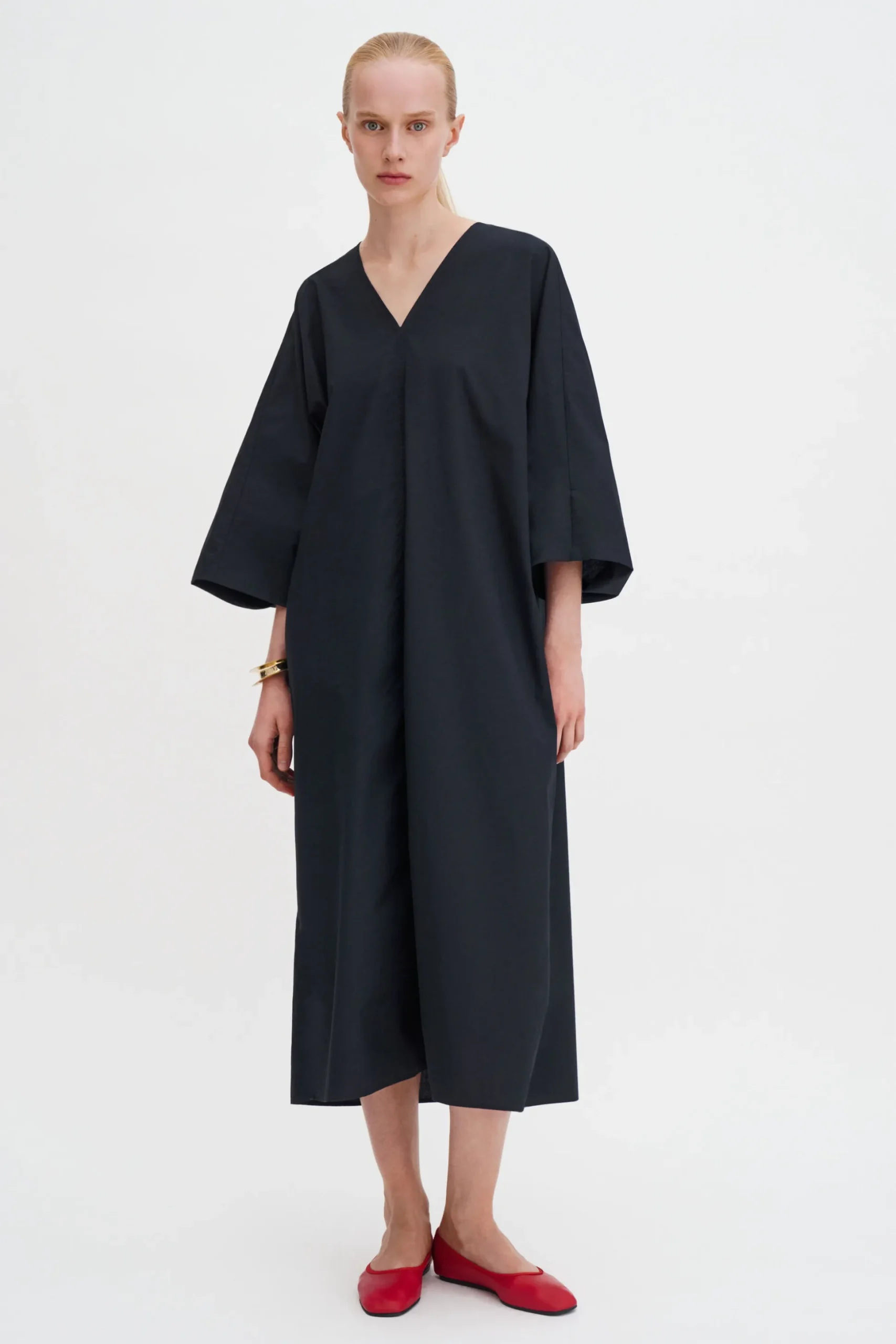 V-Neck Cotton Kaftan