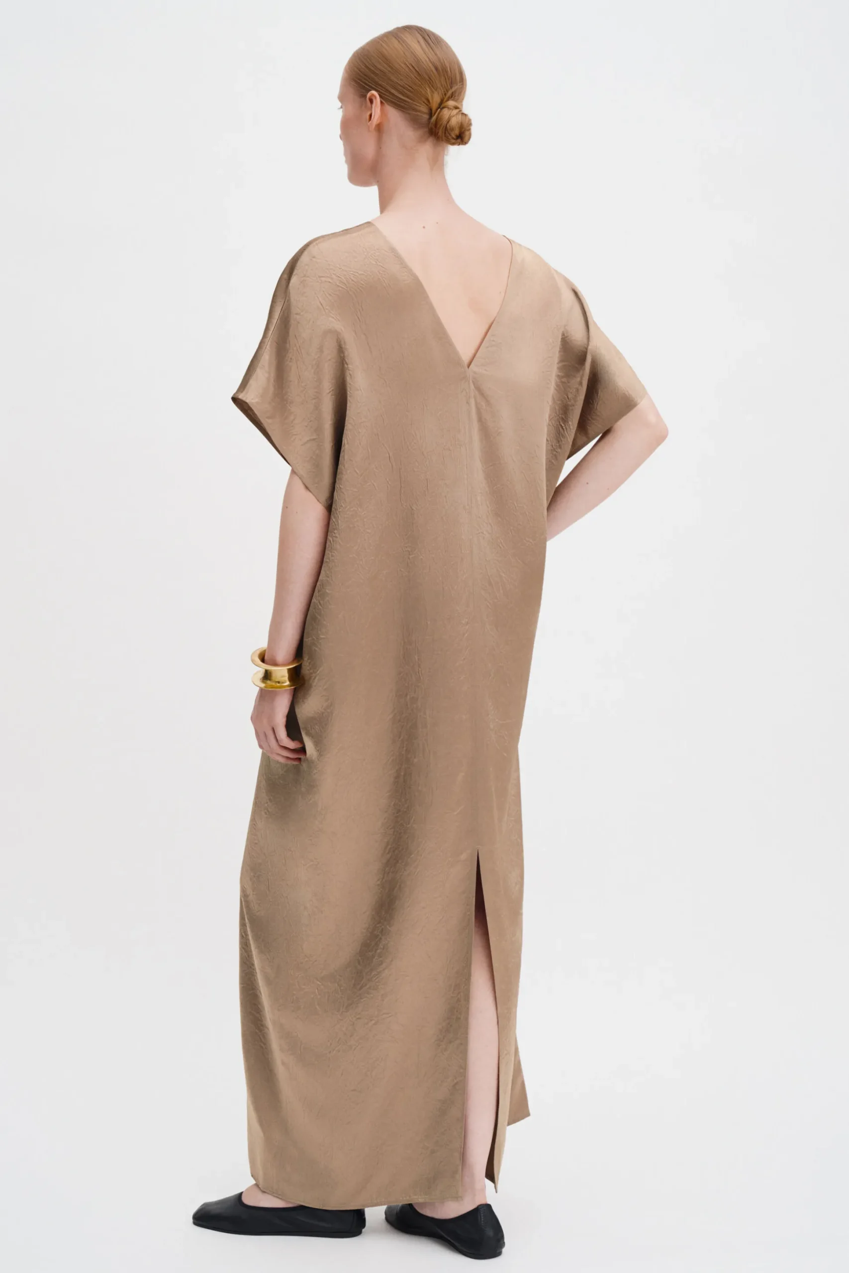 V-Neck Crinkle Kaftan